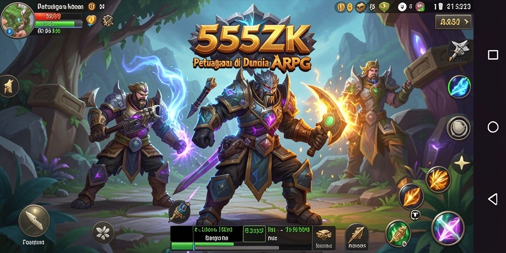 Tampilan gameplay <strong>555ZK</strong> yang menegangkan dan penuh aksi.