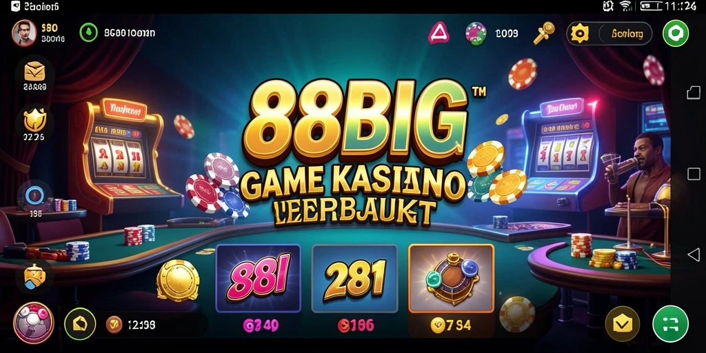 Screenshot gameplay Kasino 88BIG menampilkan suasana permainan yang mendebarkan.