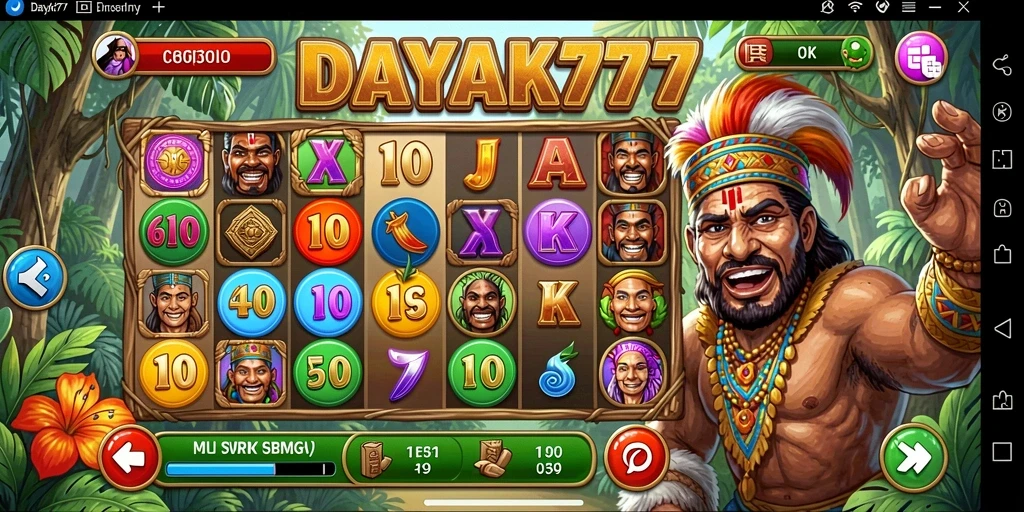 Screenshot gameplay DAYAK777 menampilkan keseruan bermain Bingo.