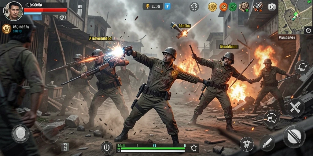 Gameplay mendebarkan dalam F08 dengan aksi pertempuran cepat.