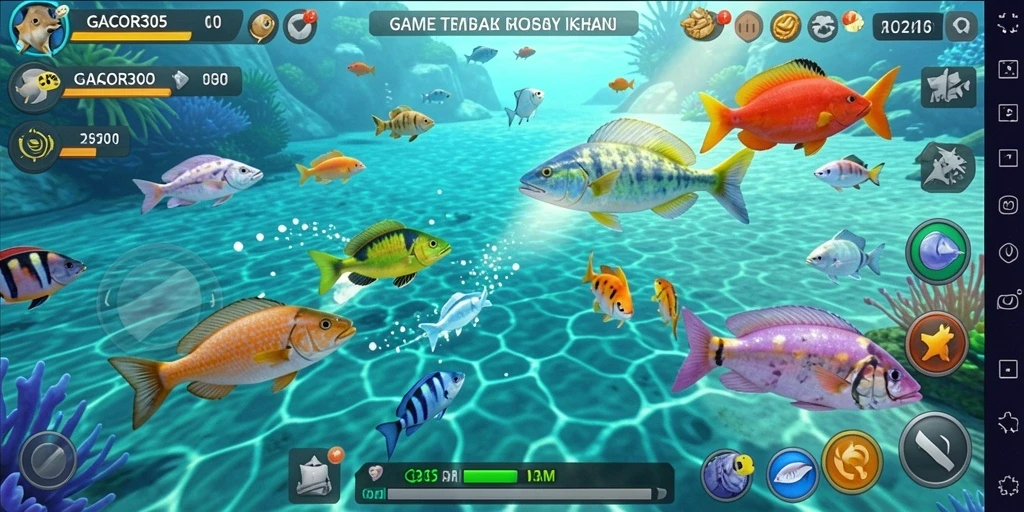 Screenshot GACOR305 menampilkan aksi menembak ikan yang seru.