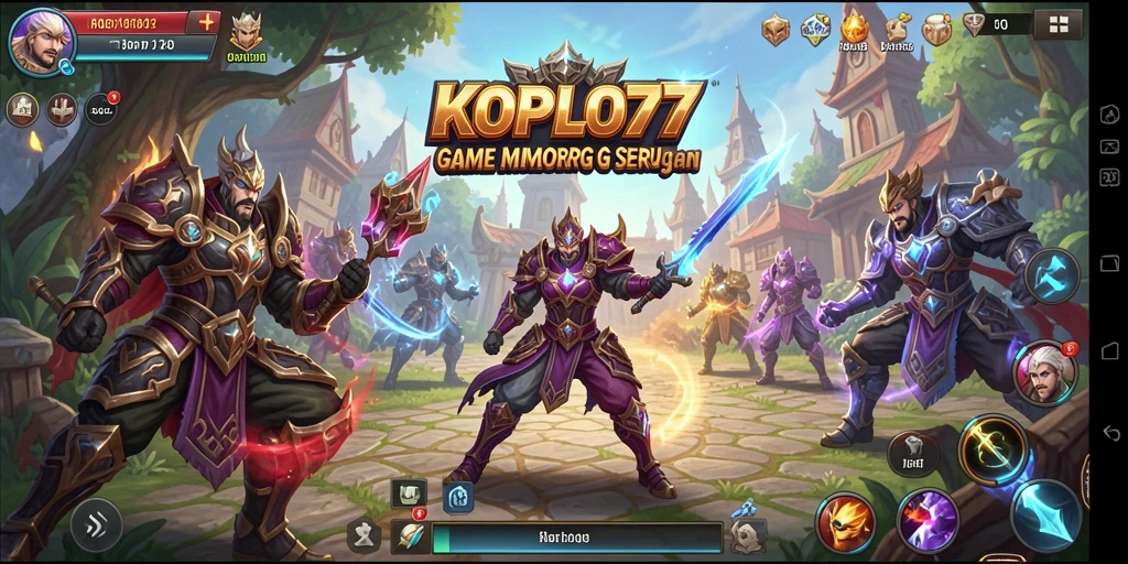 Gameplay seru KOPLO77 dalam dunia MMORPG yang luas.