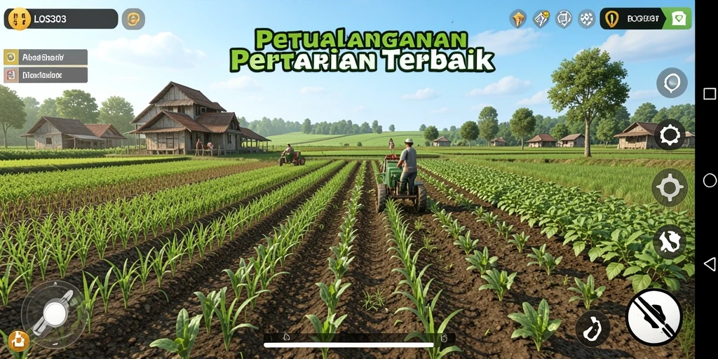 Tampilan gameplay <strong>LOS303</strong> yang memikat saat bertani.