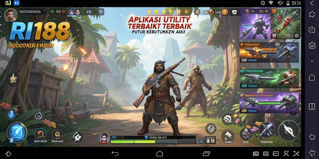 Tampilan antarmuka RI188 dengan fitur pengelolaan tugas yang menarik.