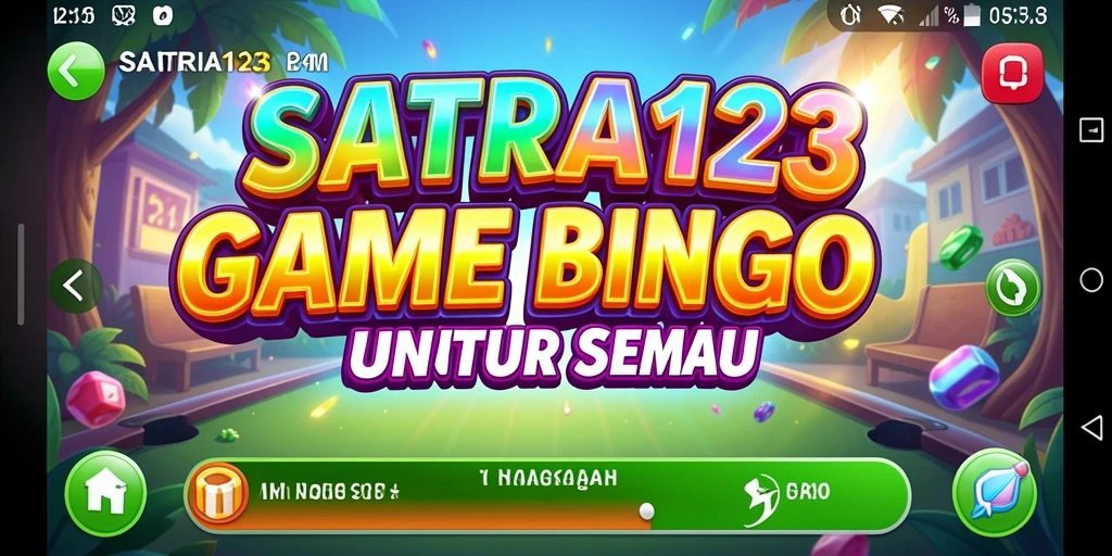 Screenshot gameplay SATRIA123 yang menampilkan suasana permainan Bingo yang seru.