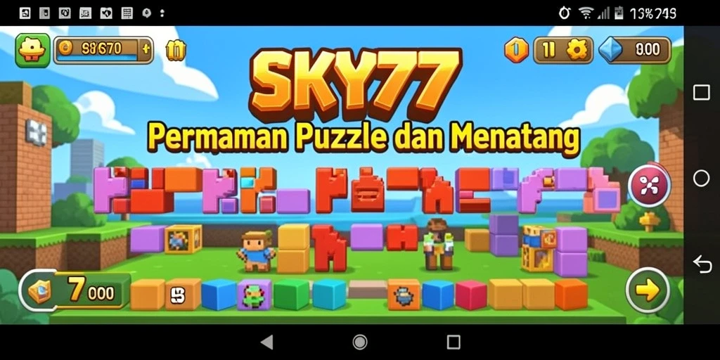 Tampilan gameplay seru dan menantang dari SKY77