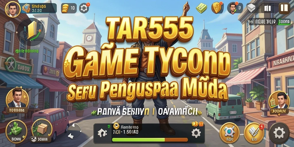 Tangkapan layar TAR555 menampilkan aksi bisnis yang mendebarkan.
