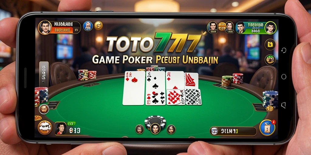 Screenshot menampilkan gameplay Poker yang seru dan menarik.